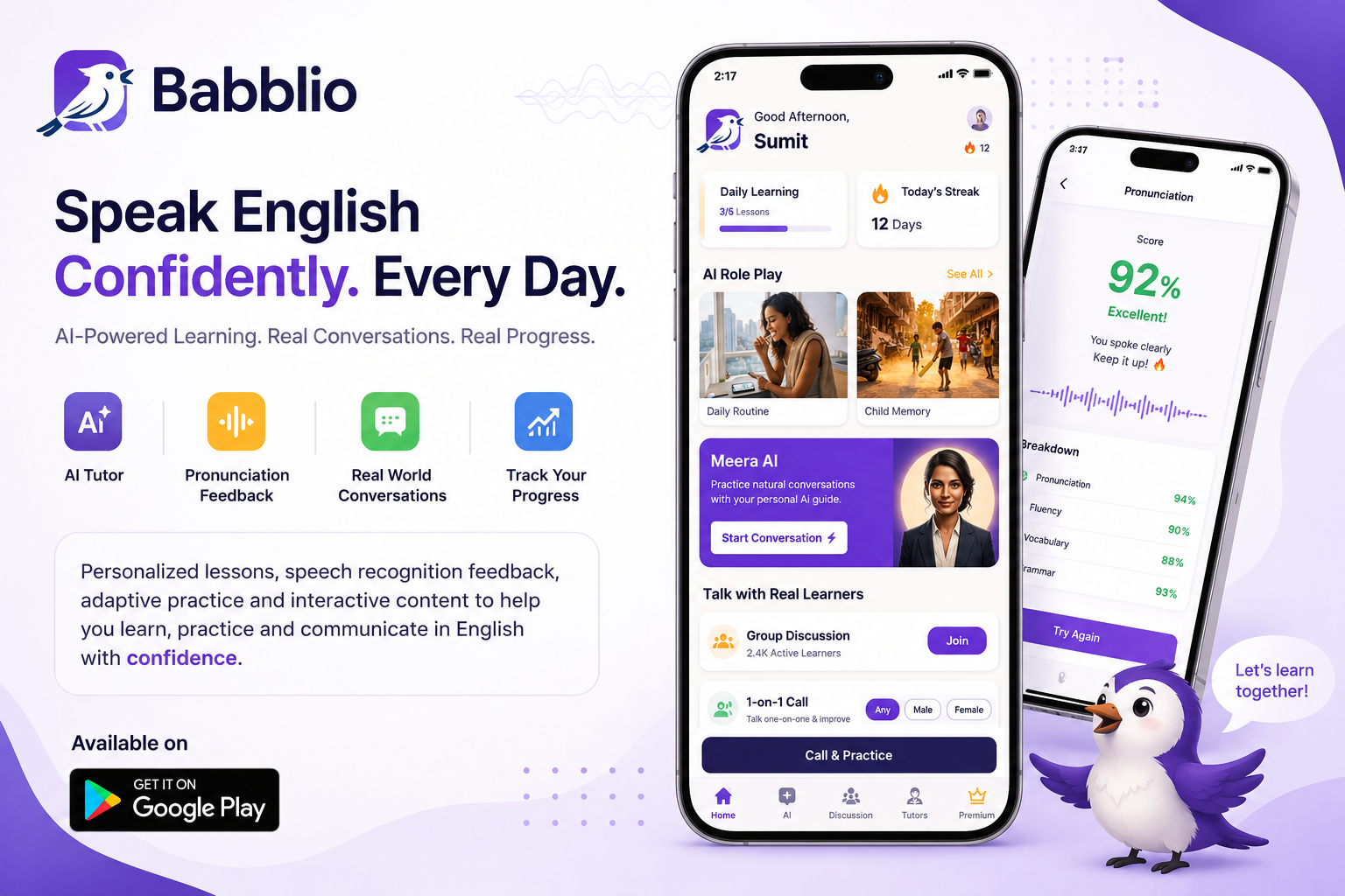Babblio English Learning App